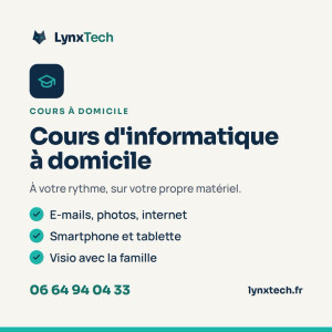 Photo de galerie - Cours d’informatique à domicile
