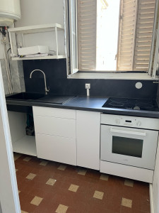 Photo de galerie - Installation nouvelle cuisine suite rénovation marque Leroy merlin