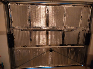 Photo de galerie - Isolation porte de garage