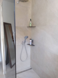 Photo de galerie - Réalisation douche italienne 