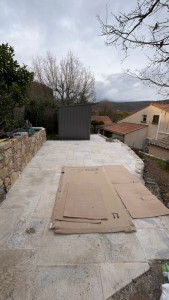 Photo de galerie - Pose de dalle 