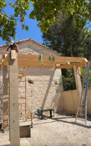 Photo de galerie - Rénovation De Carport démolition et reconstruction 