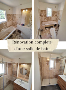 Photo de galerie - Rénovation complète salle de bain 