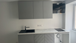 Photo de galerie - Installation de cuisine, rénovation électrique et plomberie  