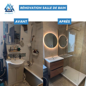 Photo de galerie - Rénovations salle de bains complète 