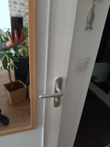 Photo de galerie - Changement de poignée de porte.