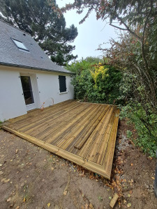 Photo de galerie - Terrasse en bois Sapin 