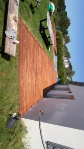 Photo de galerie - L’azur teck mat aux rouleaux 