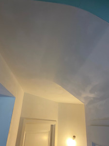 Photo de galerie - Plafond lissé prêt pour la finition 