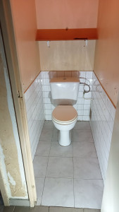 Photo de galerie - Remplacement toilette normal par geberit suspendu