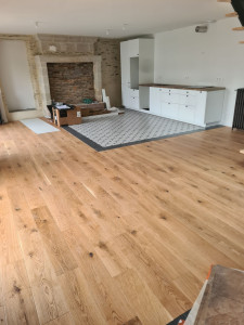 Photo de galerie - Pose de parquet - Revêtement de sol