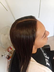 Photo de galerie - Tissage effet naturel 