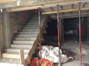 Photo de galerie - Ouverture de planche et réalisations des escaliers en béton armé 