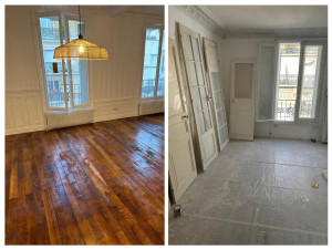 Photo de galerie - Réforme peinture carrelage,douche complet