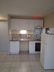 Photo de galerie - Pose nouvelle cuisine et crédence 