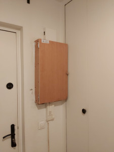 Photo de galerie - La création d'un coffre pour tableau électrique.La création d'un coffre pour tableau électrique.