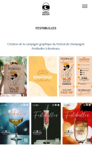 Photo de galerie - Création d’une campagne graphique pour le festival du champagne