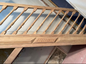 Photo de galerie - Aerogommage escalier 
