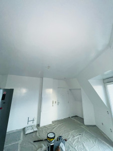 Photo de galerie - Mise en peinture d’un salon de 20 m²