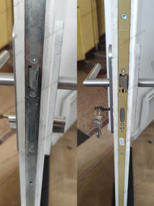 Photo de galerie - Remplacement serrure 3 points 