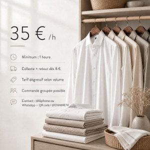 Photo de galerie - Tarif repassage