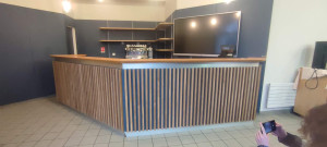Photo de galerie - Revêtements bar pour une école de restauration