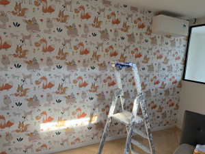 Photo de galerie - Gabarit de découpe papier peint