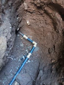 Photo de galerie - Fuite au niveau d'une canalisation plus réparation