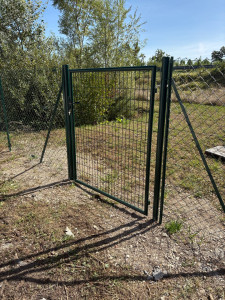 Photo de galerie - Portillon et grillage souple 