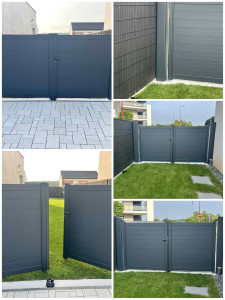 Photo de galerie - Mise en place portail 