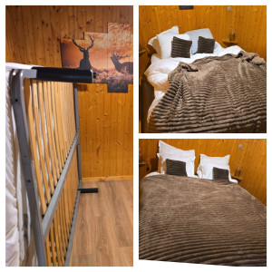 Photo de galerie - Lit utilisé ➡️ lit impeccable ➡️ lit déplacé pour nettoyer dessous.
Ici, chaque meuble est bougé, chaque recoin est nettoyé. Pas de raccourci.