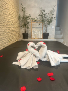 Photo de galerie - Préparation d’un jacuzzi 