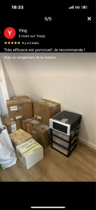 Photo de galerie - Rangement des cartons 