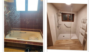 Photo de galerie - Rénovation salle de bain complète 