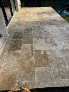 Photo de galerie - Pose de carrelage