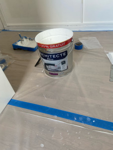 Photo de galerie - Application de la peinture (2 couches)