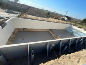 Photo de galerie - Coulage piscine 