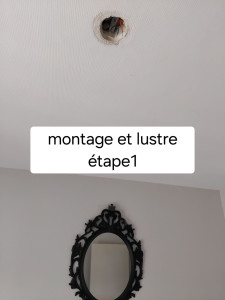 Photo de galerie - Montage lustres etap1