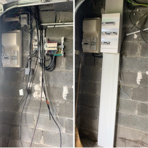 Photo de galerie - Rénovation d’un tableau électrique (remise en conformité)