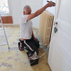 Photo de galerie - Preparation des murs ( enduits)