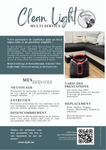 Photo de galerie - Flyer de mes services 