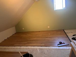 Photo de galerie - Parquet de ma chambre d’amie 