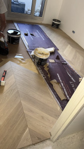 Photo de galerie - Pose de parquet - Revêtement de sol