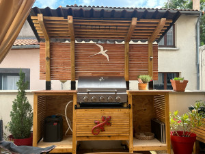 Photo de galerie - Meuble barbecue 