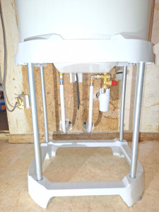 Photo de galerie - Installation chauffe-eau électrique 200 litres Atlantic 