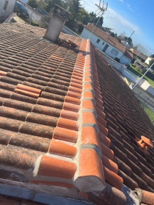 Photo de galerie - Faîtage scellé 