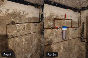 Photo de galerie - Ajout d’un système de filtration à cartouche en bypass