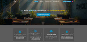 Photo de galerie - La page d'accueil de notre site internet