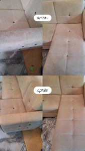 Photo de galerie - Nettoyage Canapé
