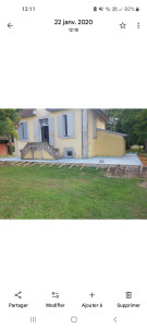 Photo de galerie - Terrasse béton lavé 